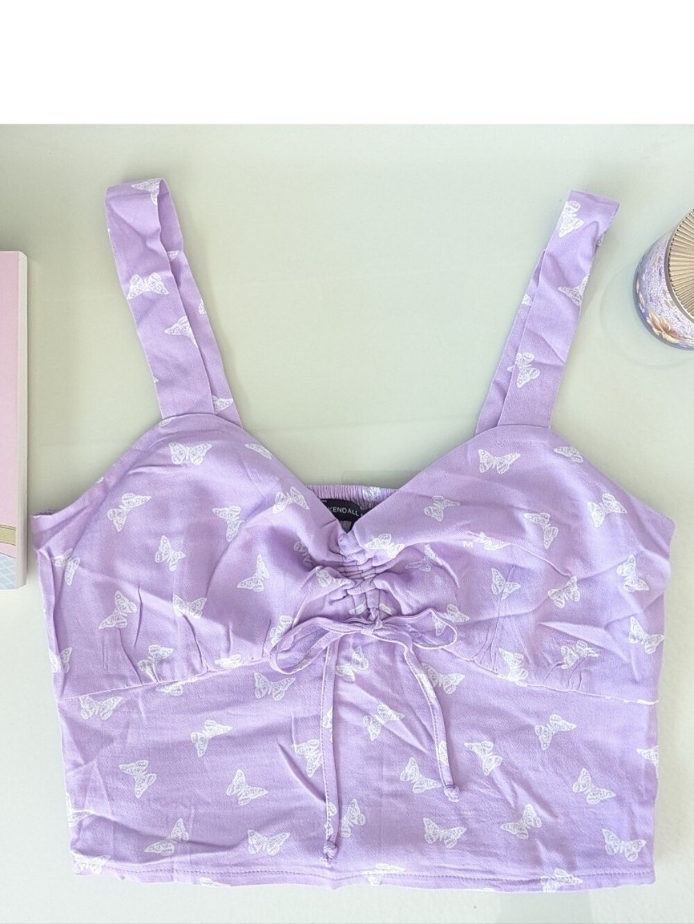 Kendall & Kylie Butterfly Crop Top
